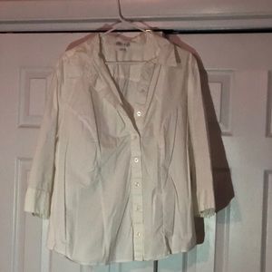 FASHION BUG White button up shirt.
